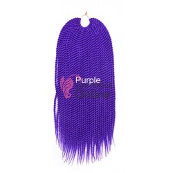 Extensie de par afro Senegalese Twist Hair Crochet Braid de 55 cm Cod 085PRR Purple